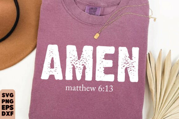 Amen Svg Png: A Versatile Graphic for Faith-Based T-Shirt Designs