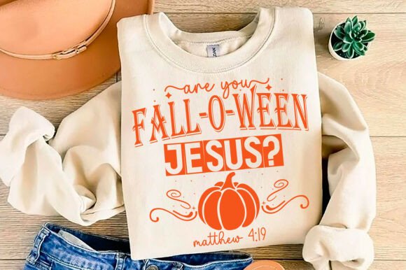 Are You Fall-O-Ween Jesus PNG, Fall SVG: A Must-Have for Creative T-Shirt Designs and Graphics