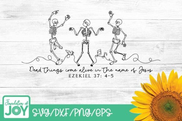 Christian Halloween Svg, Skeletons: A Unique T-Shirt Design Graphics Asset