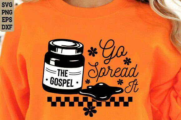 Christian SVG, Jar with the Gospel: A Unique T-Shirt Design Graphics Asset