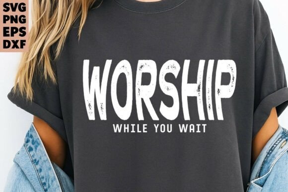 Christian Svg Png, Worship Svg Png for T-Shirt Designs and Graphics