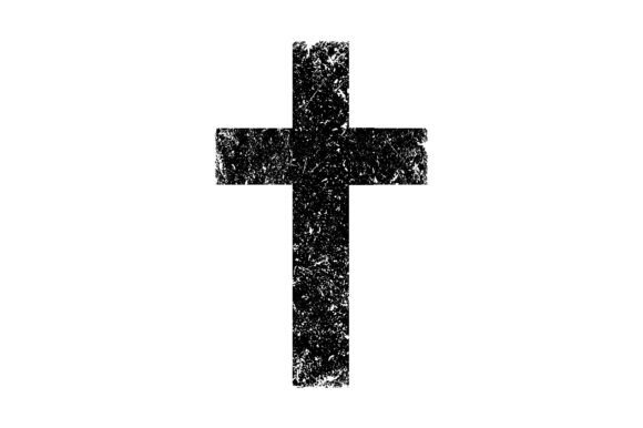 Distressed Christian Cross SVG for Creative T-Shirt Designs
