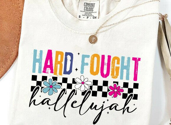 Hard Fought Hallelujah: A Versatile Christian Design