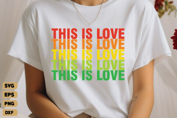 Inspiring Christian T-Shirt Design: This is Love Svg Png