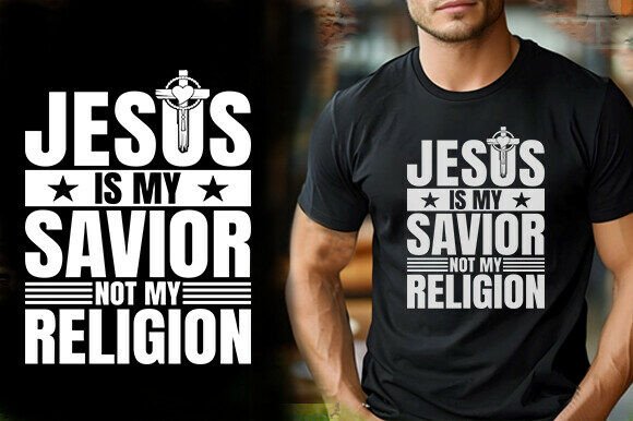 Jesus is My Savior: A Versatile Graphics and T-Shirt Design