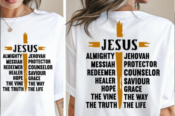 Jesus SVG Christian T-Shirt Designs for Graphics