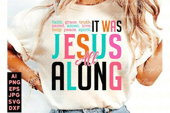 Jesus SVG for T-Shirt Designs and Brand Graphics