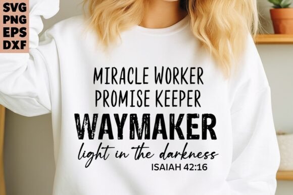 Review: Faith Waymaker SVG for Christian T-Shirt Designs