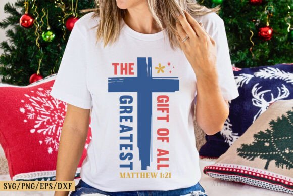 Review: The Greatest Gift of All, Christian PNG for T-Shirt Designs