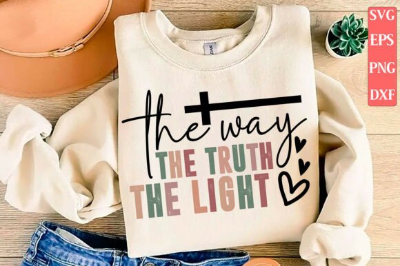 Review: The Way the Truth the Light SVG, Jesus