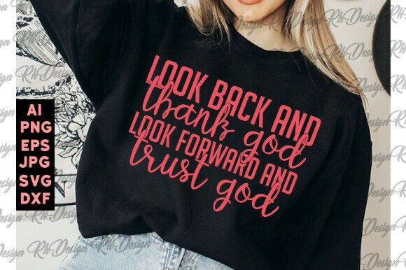 Thank God SVG, Trust God, Christian PNG Design Review
